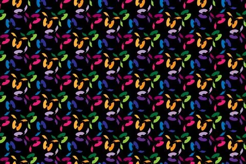 Vibrant Abstract Geometric Seamless Pattern . Stock Illustration
