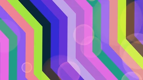 Vibrant Abstract Geometric Shapes Moving Slowly. Stock Footage 329929437