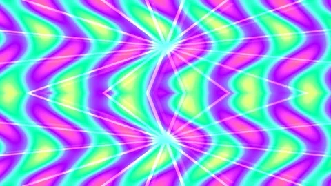Vibrant Abstract Geometric Wave Pattern Background Loop Stock Footage 339788154