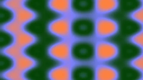 Vibrant abstract geometric waves background pattern blue orange neon flow Stock Footage 341055976