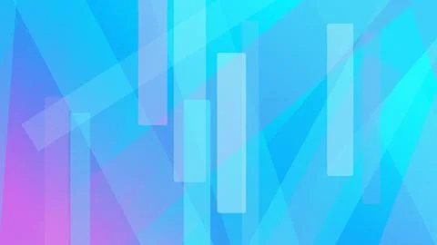 Vibrant abstract geometry blends blue and purple gradients into a calm, mod.. Stock Illustration