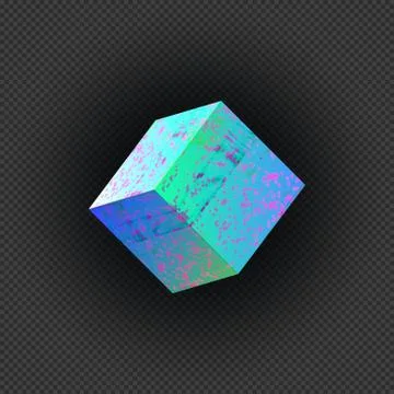 Vibrant abstract glitch design element. Stock Illustration
