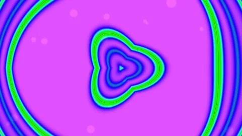 Vibrant abstract glow loop: Fluid dynamics simulation in electric blue digi.. Stock Footage 333438260