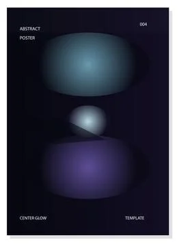 Vibrant abstract glowing spheres floating centre gradient background 스톡 일러스트