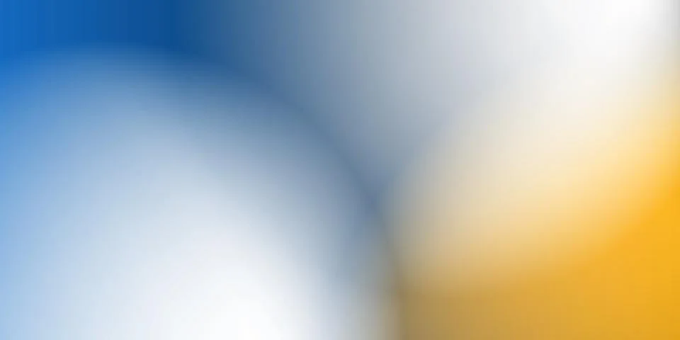 Vibrant abstract gradient background blending deep blue, bright yellow, gol.. Illustrazione stock