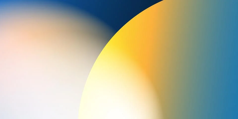 Vibrant abstract gradient background blending deep blue, bright yellow and .. Stock Illustration