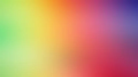 Vibrant Abstract Gradient Background in Bright color Stock Illustration