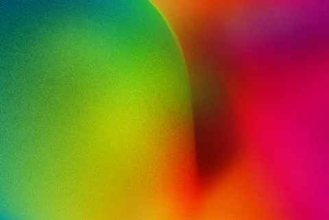 Vibrant abstract gradient background featuring grainy texture, soft curved .. Stock-Illustration