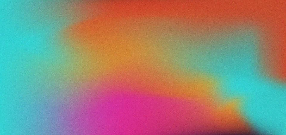 Vibrant abstract gradient background with grainy texture and smooth color t.. Stock Illustration