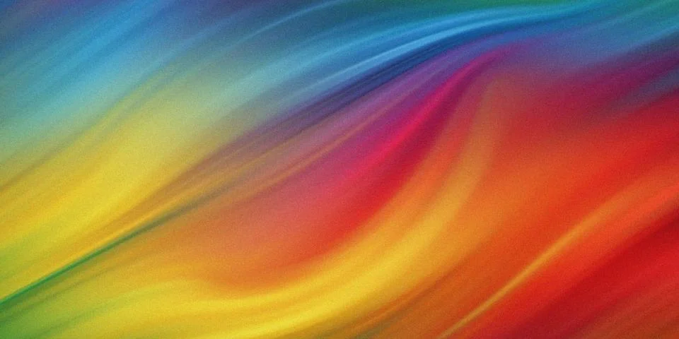 Vibrant abstract gradient background with soft light and colorful waves Illustrazione stock