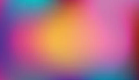 Vibrant abstract gradient background with soft glowing mesh colors blending Stock Illustration