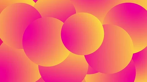 Vibrant Abstract Gradient Circles with Pink and Orange Hues in Modern Digit.. 库存影片 341927042