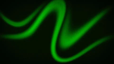 A vibrant abstract gradient featuring smooth flowing green lines on a dark .. 스톡 일러스트