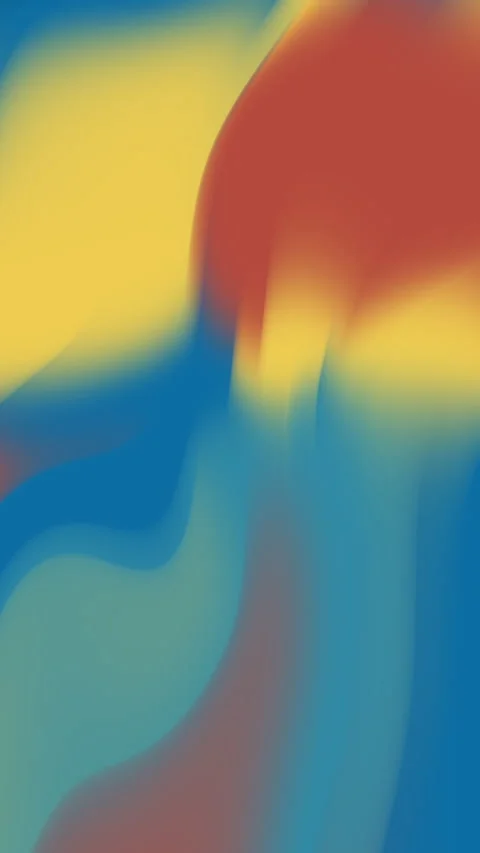 Vibrant Abstract Gradient With Flowing Blue, Yellow, and Red Hues 스톡 동영상 310746400