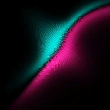 Vibrant abstract gradient with glowing color waves Stock Illustration