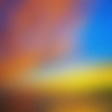 Vibrant abstract gradient of orange, blue, and yellow colors background Stock Illustration