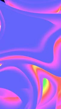 Vibrant Abstract Gradient with Soft Rainbow Curves Illustrazione stock