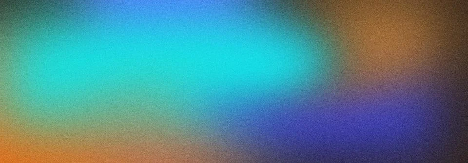 Vibrant abstract gradient texture with soft grainy noise overlays for moder.. Ilustración de archivo