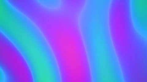 Vibrant Abstract Gradient Waves Seamless Loop Stock Footage 340519441