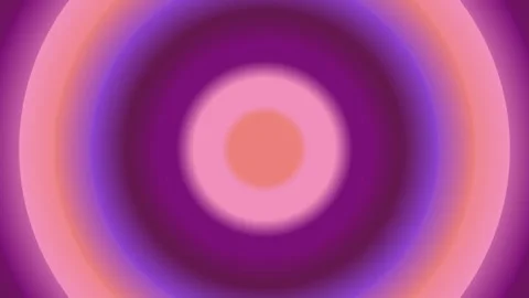 A vibrant abstract graphic illustration of concentric circles creating an o.. Stock Footage 328806499