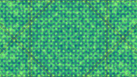 Vibrant abstract green hexagon pattern background texture seamless loop Stock Footage 337707937