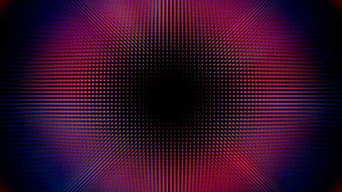 Vibrant Abstract Grid with Radiating Red and Blue Light Patterns Stock Illustration