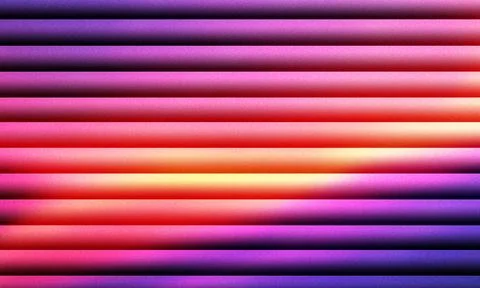 Vibrant abstract horizontal gradient lines with textured stripes in purple, Stock Illustration