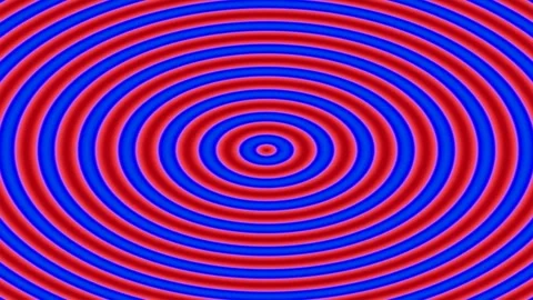 Vibrant Abstract Hypnotic Circle Background Design Element Stock Footage 339799443
