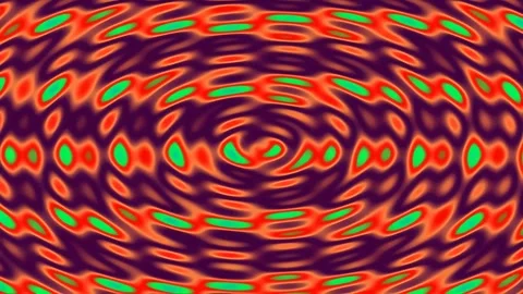 Vibrant abstract hypnotic liquid fluid motion background loop Stock Footage 341059304