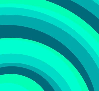 Vibrant, abstract illustration with a circular pattern and bright colors Stock Illustration