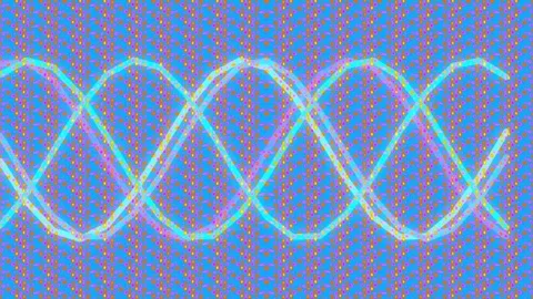 Vibrant abstract infinity curve pattern, flowing red geometric background l.. Stock Footage 339795051