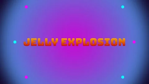 Vibrant abstract jelly explosion color splash background design element Stock Footage 337655868