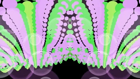 Vibrant Abstract Kaleidoscope Patterns in Motion. Stock Footage 330131796