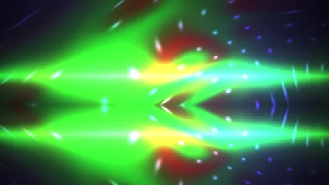 Vibrant abstract light beams in space. Stock Footage 337495726