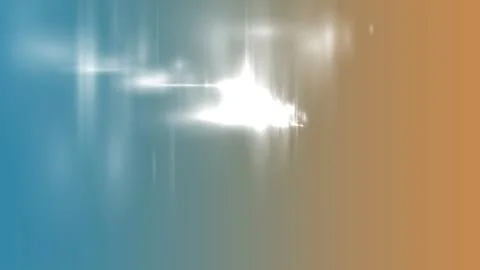 Vibrant abstract light effect with blue and orange hues Stock Illustration