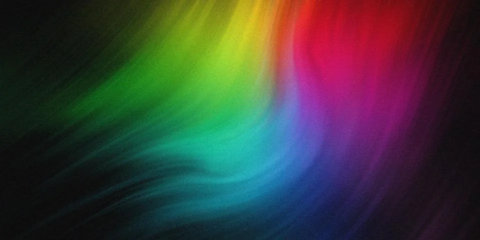 Vibrant abstract light rays gradient background with colorful bokeh effect Stock Illustration