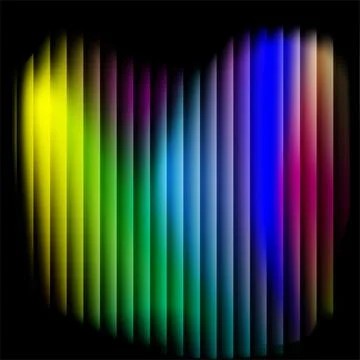 Vibrant Abstract Light Stripes Background Stock Illustration