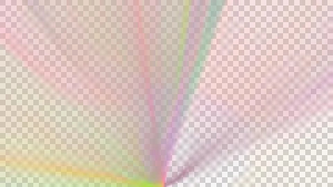 Vibrant abstract light trails in motion. Colorful bokeh streaks for dynamic イラスト素材