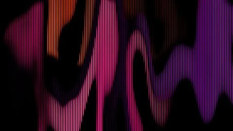 Vibrant Abstract Light Waves with Pink and Orange Tones" Stock Illustration