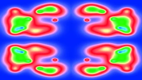 Vibrant abstract liquid flow design with glowing futuristic ripple effect Stock Footage 336533023