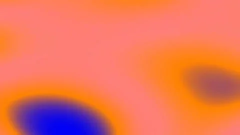 Vibrant abstract liquid flow: seamless gradient blend of deep blue and warm.. Stock Footage 340378245