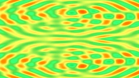 Vibrant abstract liquid flowing waves background loop, dynamic color gradient Stock Footage 336773220