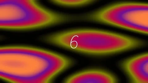 Vibrant abstract liquid gradient background motion loop, glowing wave art Stock Footage 342116373