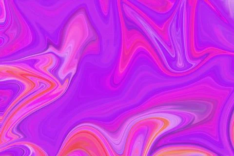 Vibrant abstract liquid marble background with swirling patterns of neon Stockillustratie