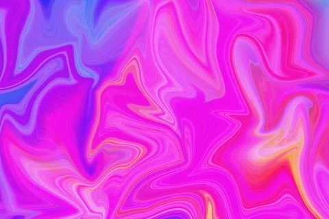 Vibrant abstract liquid marble background with swirling patterns of bright 库存插图