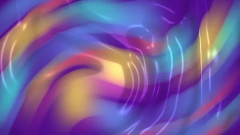 Vibrant abstract liquid metal waves in blue and red, futuristic digital bac.. Stock Footage 291644039