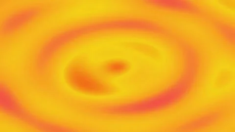Vibrant abstract liquid motion background, with warm orange, and yellow grad Stock Footage 346686967