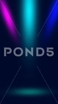 Vibrant Abstract Liquid Swirls with Neon Light Glow in Dark Background PSD Template