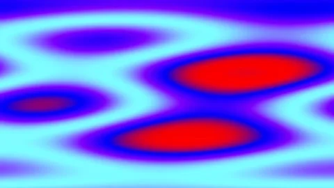 Vibrant Abstract Liquid Wave Background: Dynamic Blue and Red Gradient Patter Stock Footage 341059538