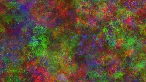 Vibrant abstract loopable grunge animation background with layers of splattered Stock Footage 342304501